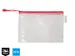 Opbergtas Tarifold met rits 235x165mm PVC rood