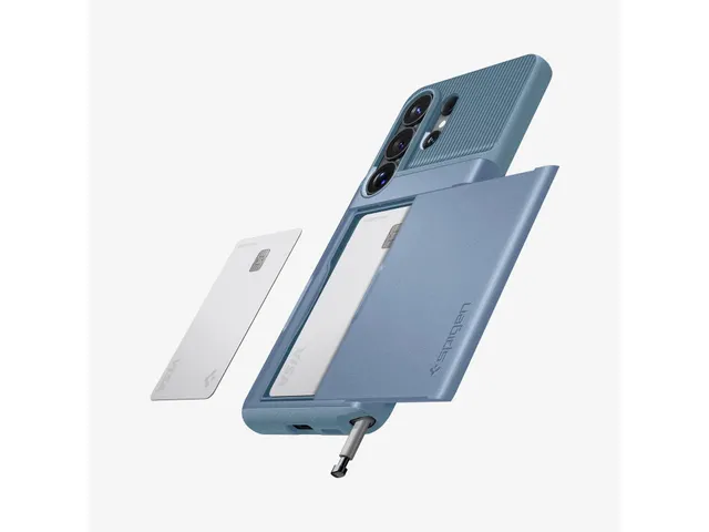 Spigen Galaxy S26 Ultra Hoes Slim Armor Lichtblauw