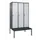 locker voor scheiding van kleding,HxBxD 2120x1200x815mm,3vak