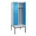 locker met bank,voor scheiding van kleding,HxBxD 2120x800x815mm,2vak