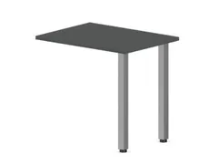 table de rallonge haut. régl. HxlxP 720-840x800x600mm MS-gris foncé