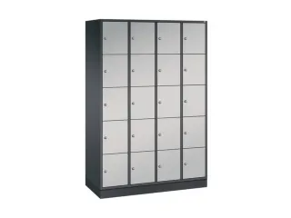lockerkast,HxBxD 1950x1220x500mm,4x5vakken,cil.-slot,sokkel - 2