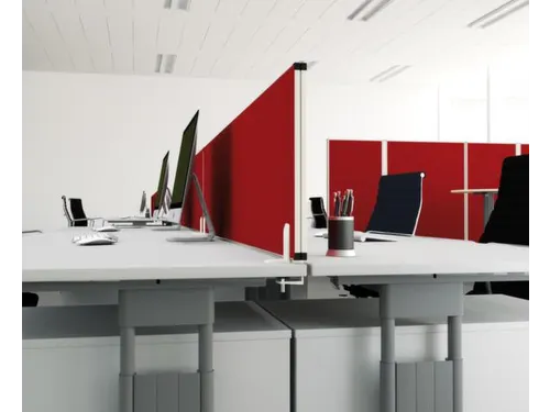 Bureauwand H X B X D 400x1200x 27mm Blauw