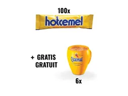 Actie Hotcemel: Hotcemel chocoladepoeder 30g (46820)+ GRATIS 6 mokken