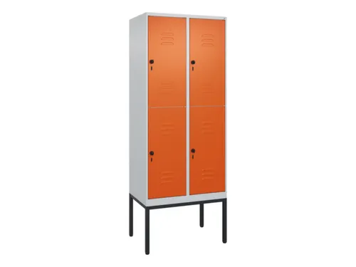 dubbeldekse locker,HxBxD 2120x800x500mm,2x2vak.,vak B 400mm
