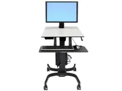 Werkstation Verrijdbaar Workfit-c Sit-stand Hd Lcd Zwart
