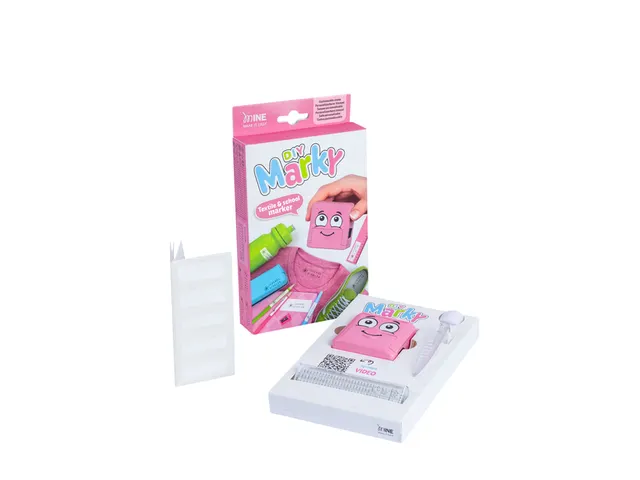 Tampon textile Colop Marky personnalisable rose