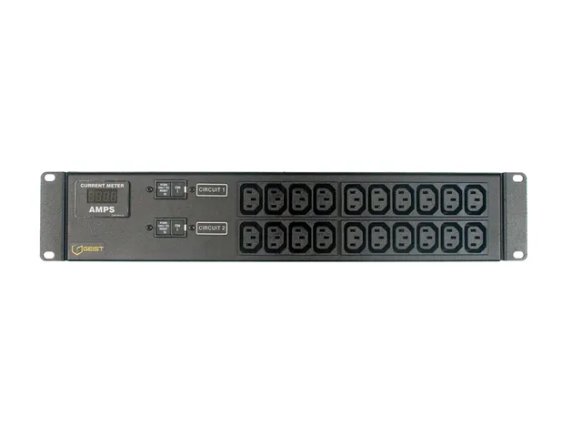 Vertiv EG2XPRA206-103C13PS6-IP44, Managed, Horizontaal, Zwart, 20 AC-u
