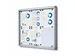 Vitrinekast Mededelingenbord Fire-proof schuifdeuren 6xA4