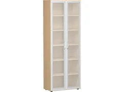 kantoorkast,HxBxD 2160x800x420mm,5xhouten vloer,6ordnerhoogte