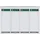 Rugetiket Leitz breed/kort 62x192mm zelfklevend wit printbaar