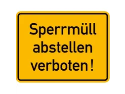 aanwijzingsbord,Grof vuil neerzetten verboden!,aluminium gemerkt