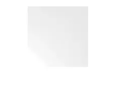 koppelelement voor bureau,BxD 1200x1200mm,blad wit,hoekig