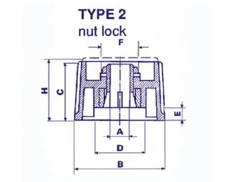 Knop (Zwart 45mm/6mm)