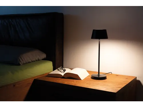 Tafellamp MAUL Nina LED accu dimbaar zwart