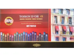 Pastelkrijt Koh-I-Noor Toison 8516 rond 48 stuks assorti