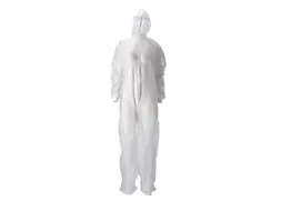 pp non woven coverall met pe coating XXL wit 50 Stuks
