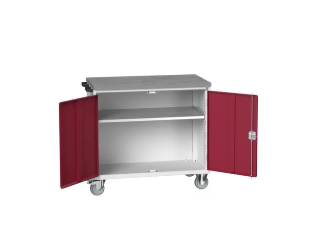 werkbank,verrijdbaar,HxBxD 980x1050x600mm,linoleumblad