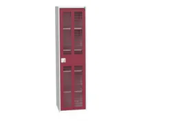 universele kast,HxBxD 2000x525x550mm,4xStalen bodem,draaigrendelslot