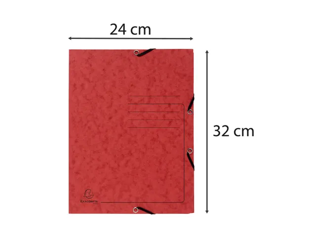 Elastomap3 klep. gedruckt 355g rood