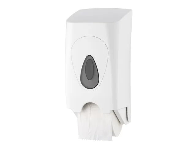 Toiletpapier Dispenser 2 rollen Voor Kokerloze Rollen Pqcduo