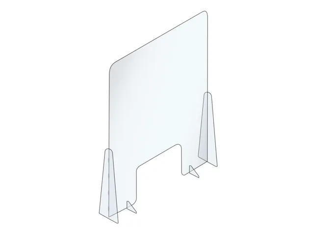 Scheidingswand Seco 66x88cm met opening. Acryl