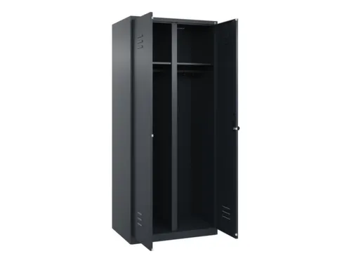 locker voor scheiding van kleding,HxBxD 1850x800x500mm,2vak