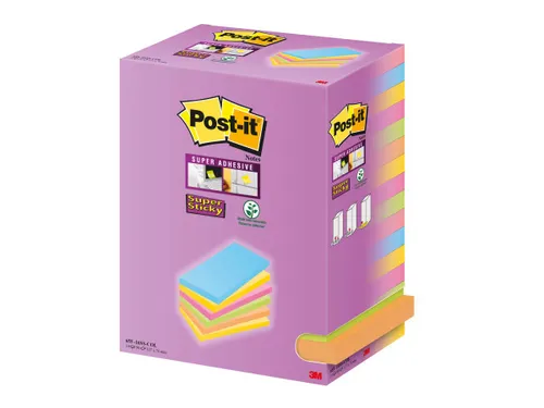 Memoblok 3M Post-it 655 127x76mm color notes