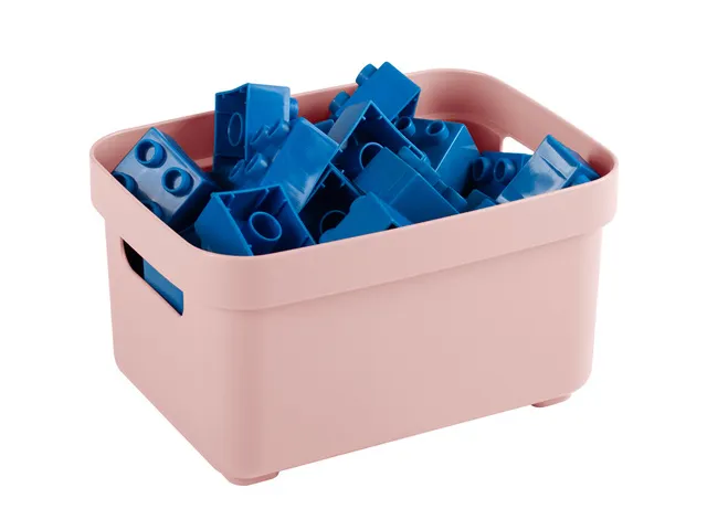 Sigma Home opbergbox 2,5L roze - 17,7x12,8x9,3cm