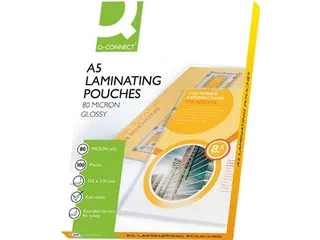 Lamineerhoes A5 Glanzend 153x216mm 2x80 Micron Doos 100 stuks - 3