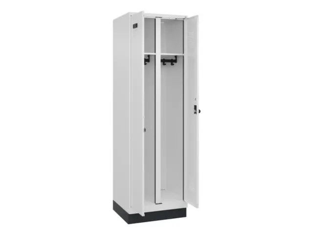 locker voor scheiding van kleding,HxBxD 1950x600x500mm,2vak