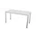 vergadertafel HxBxD 74x140x70cm rechthoekig Bl-wit 4voeten Alu