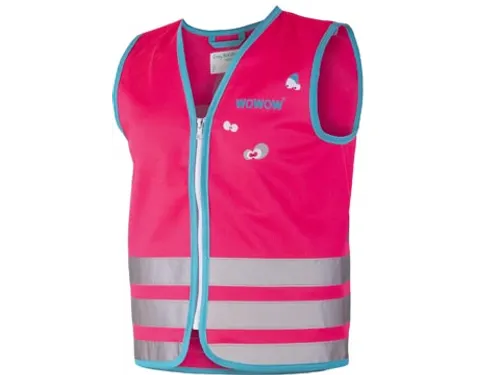 Crazy Monster Jacket Reflecterend Fluohesje Kind Roze Large