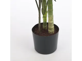 Kunstplant Mica Areca palm in plastic pot 150cm - 9