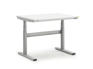 ESD-montagetafel,HxBxD 630-1270x1100x800mm,blad gelamineerd grijs - 2