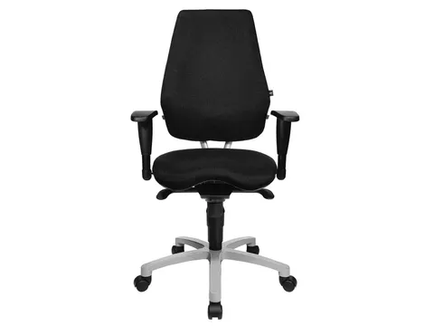 Bureaustoel Topstar Alu Star Basic zwart stof