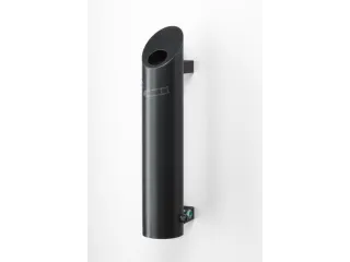 Wandasbak 2.5 liter HxØ 500x120mm Antiek-Zilverkleurig Rvs - 1
