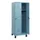 schoollocker,HxBxD 1630x600x500mm,2vak,vak B 300mm,draaigrendel,voeten
