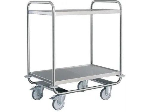 Kantinewagen Rvs Draagverm. 120Kg Laadvl. Lxb 1000X600Mm 2Etages