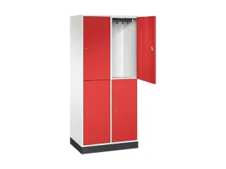 grootvolume garderobekast,HxBxD 1950x820x500mm,2x2vak.,vak B 360mm - 1