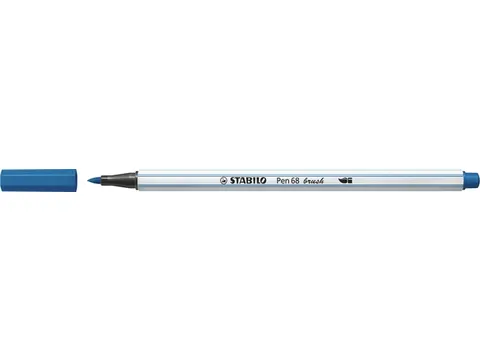 Brushstift STABILO Pen 568/41 donkerblauw