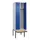 locker met bank,voor scheiding van kleding,HxBxD 2120x600x815mm,2vak