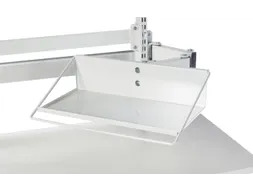 apparaatdrager,m. zwenkarm,v. werktafel,ESD,HxBxD 125x500x250mm,staal