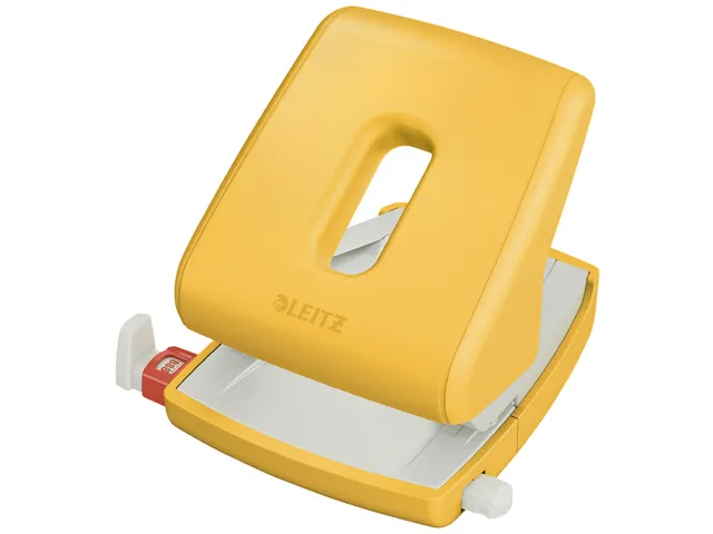 Perforator Leitz Cosy 2-gaats 30vel geel