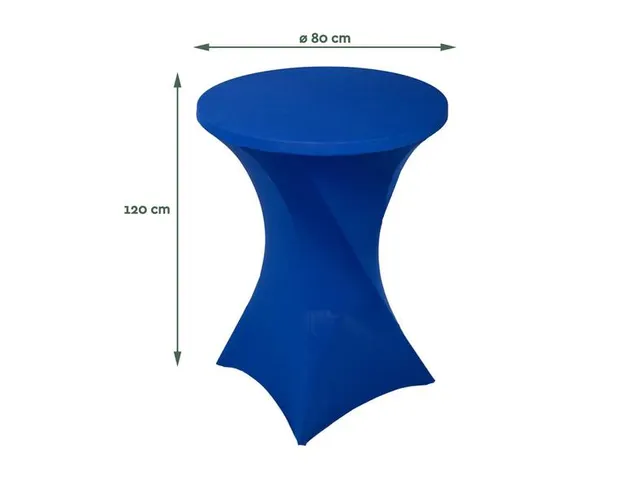 Statafelrok Blauw ⌀ 80cm