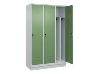 locker voor scheiding van kleding,HxBxD 1950x1200x500mm,3vak - 2