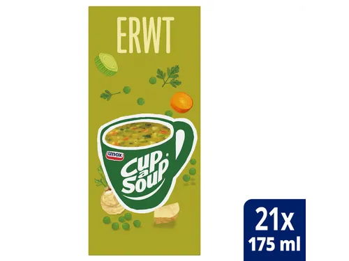 Cup-A-Soup Erwt Soep 175ml 21 Pakjes