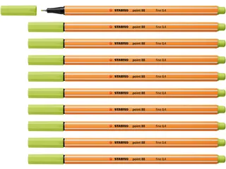 Fineliner STABILO point 88/14 fijn vleugje limoen - 8