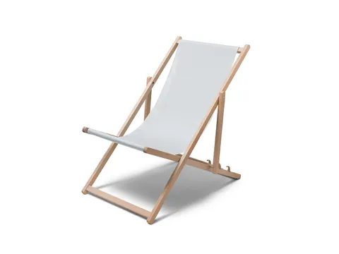 Strandstoel Relax Classic Wit
