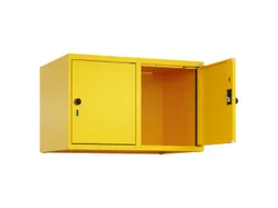 opzetkast,v. locker,2vak.,vak B 400mm,HxBxD 500x800x500mm,draaigrendel